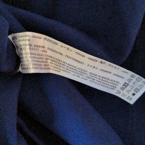 Like NEW ZARA angular square neckline sweater tunic with split detail - Picture 12 of 12